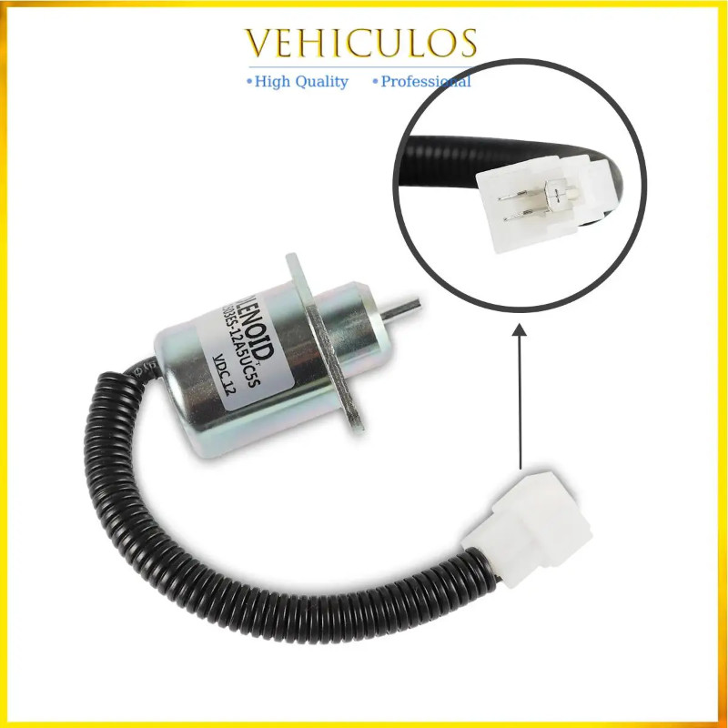 1pc 12V Stop Solenoid Valve 17454-60010 SA-4569-T 16616-60010 17594-60014 for Kubota D905 Excavator
