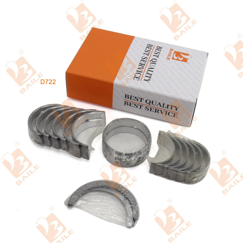 D722 Crankshaft Main Bearing & Connecting Rod Bearing  For Kubota Engine