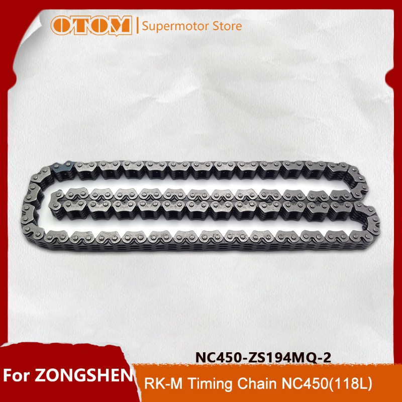 Motorcycle Accessories Cam Timing Chain 4X5-118L Camshaft For ZONGSHEN ZS194MQ-2 NC450 Engine MOTOL