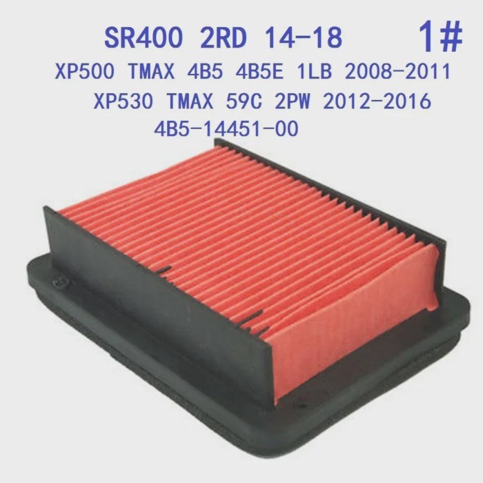 Lopor Air Filter Motorcycle For Yamaha XP500 TMAX500 XP T MAX 500 2008-11 XP530 TMAX530 2012-16 SR4