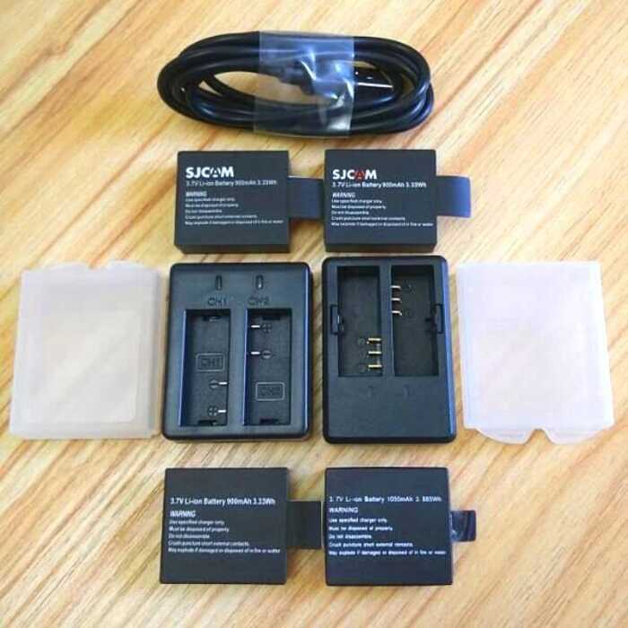 C SAM Original Battery Charger 1050/1350Mah Battery For Sj4000 Air/ Wifi Sj5000 EKEN HR H H5s H6s C