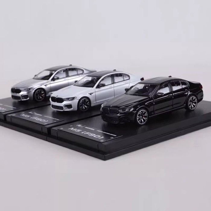 พร้อมสต็อก MJ MODEL 1: 64 BMW 5 Series BMW M5 F90 รถโลหะผสมจําลองรถรุ่น