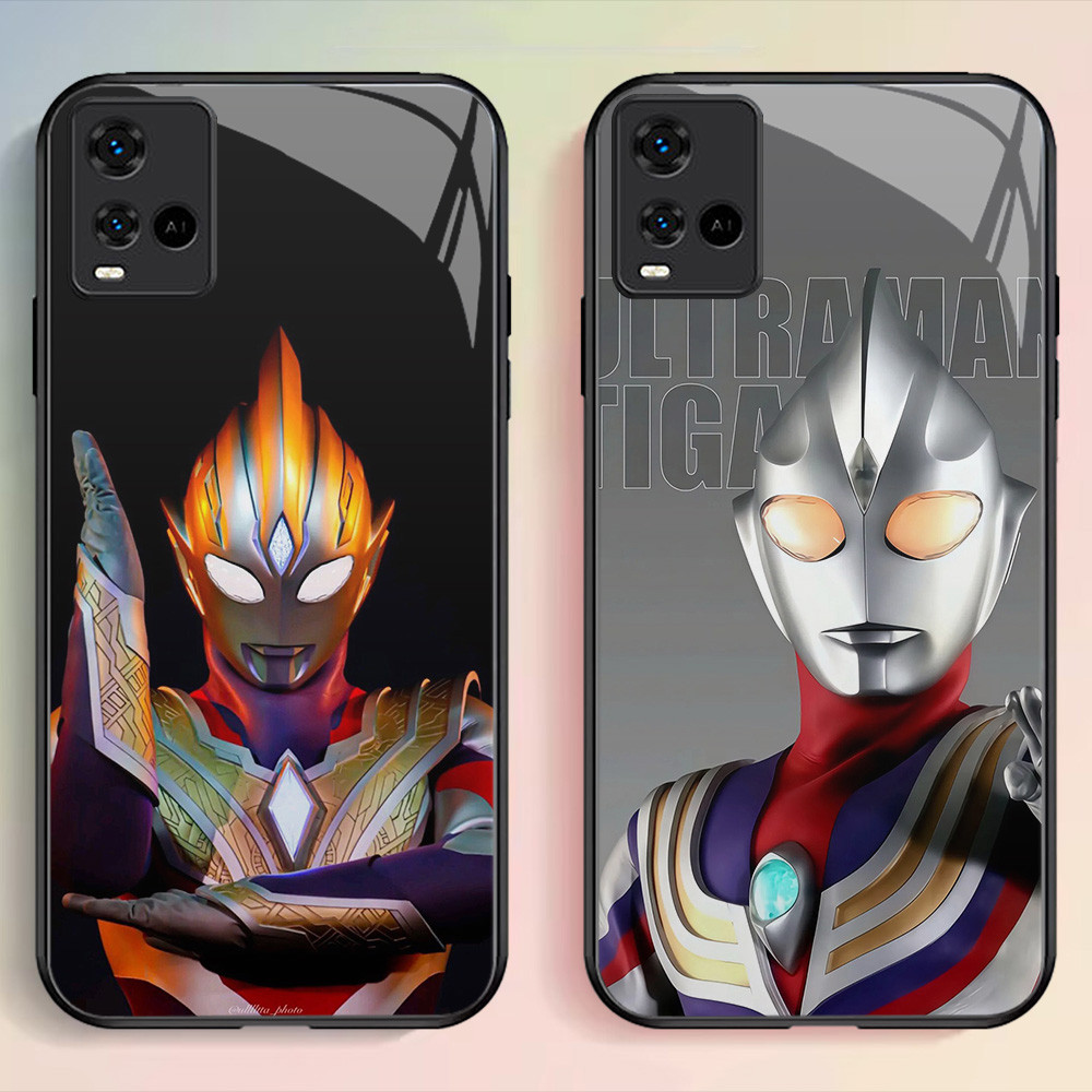 G-57 Ultraman HD Glass Casing สําหรับ VIVO Y33s Y21t V19 Y21s Y73 Y21 V30 Lite Y33t Pro 5G กรณี