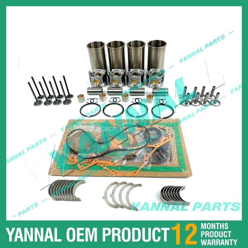 Overhaul Rebuild Kit For 4BG1 4BG1T 4BG1TAB 4BG1TPG Isuzu Hitachi JCB Excavator