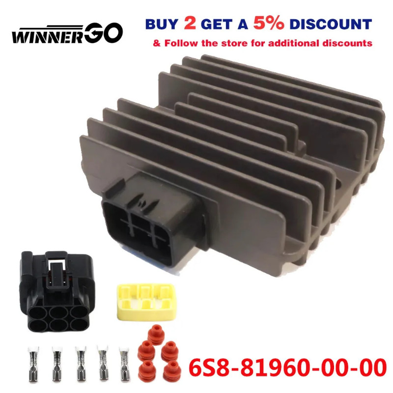 6S8-81960-00-00 Voltage Regulator Rectifier For YAMAHA V1 VX1100D Cruiser FX1000A WaveRunner FX1800