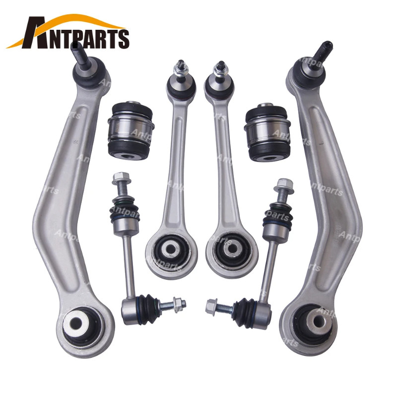 8PCS Auto Parts Rear Suspension Alxe Control Arm Kits for BMW E60 E63 E66 520i 525i 530d 530i 540i