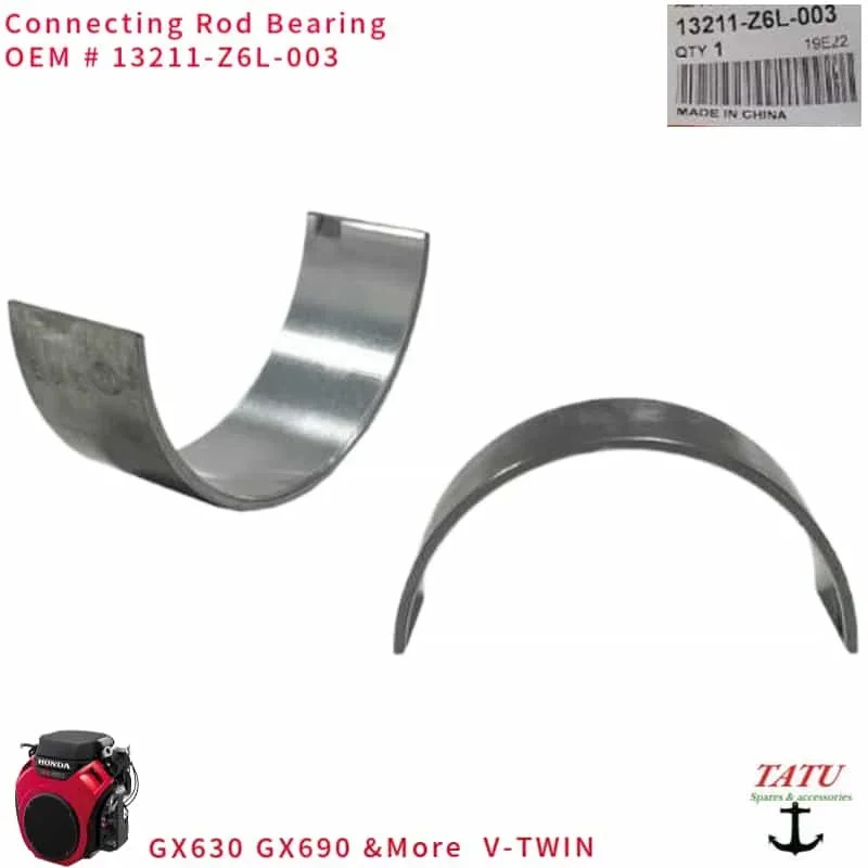 Original GX630 Set of 2 Connecting Rod Bearing Pair 13211-Z6L-003 For HONDA GX660 GX690 V-TWIN EM10
