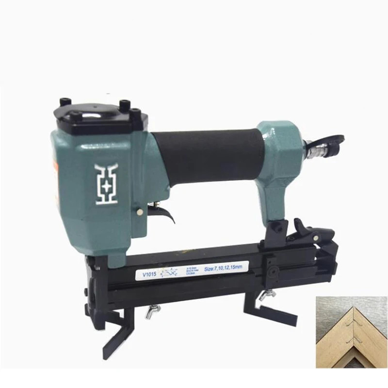 V1015 brad nail gun pneumatic brad nail gun cross stitch mounting brad nail gun 45 degree frame spl