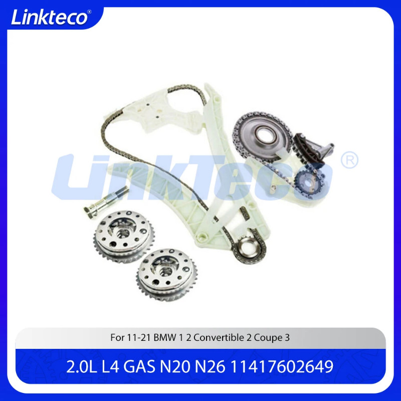 Engine part Timing chain kit Fit 2.0 L T L4 GAS N20 N26 For 11-21 2.0T BMW 1 2 Convertible 2 Coupe