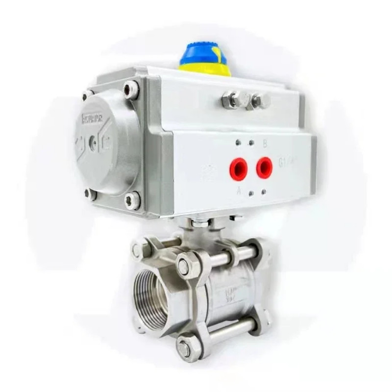 AT DN80 valve control Pneumatic control ball valve control valve