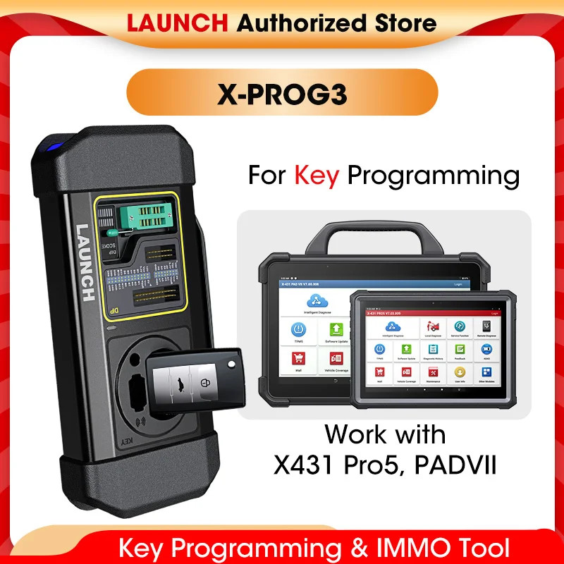 LAUNCH X431 X-PROG 3 Car Key Programmer Obd2 Scanner XPROG3 Immobilizer Smart Keys Remote X Prog3 F
