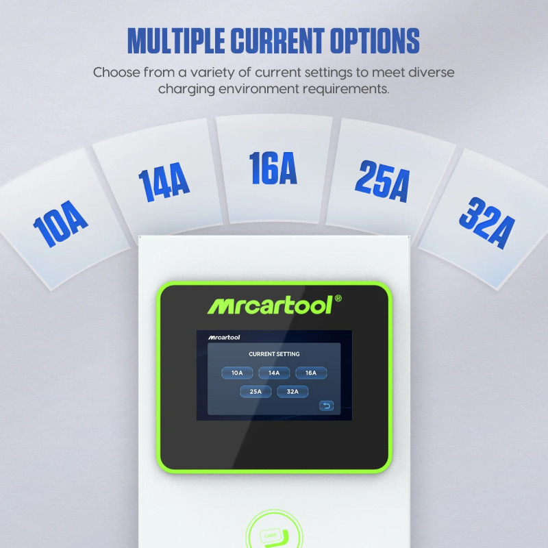 MRCARTOOL S311 EV Electric Car Charging Station 7KW 32A Charger APP Smart Control Charging Box Char