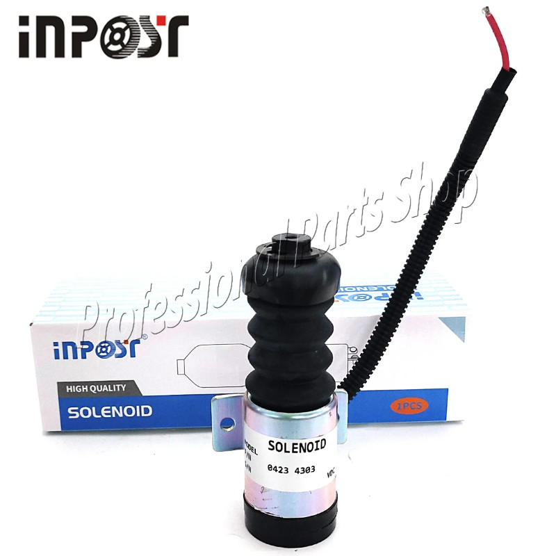 24V Stop Solenoid 0423 4303 04234303 for APE 37DZS1E2 Deutz Engine BF4L914 BF6L914 D914L03