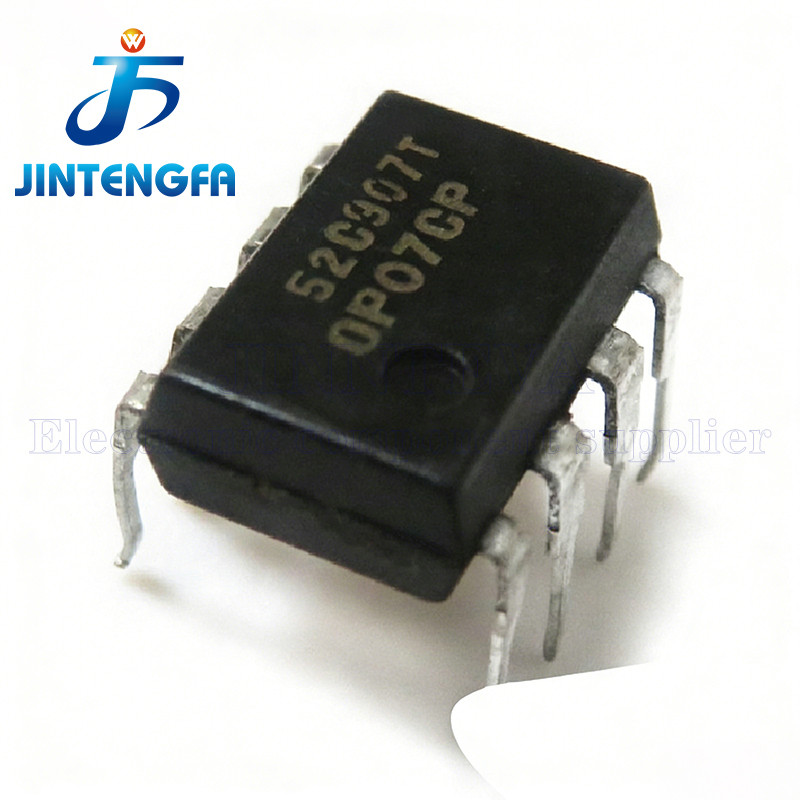 10PCS OP07 DIP8 OP07C OP07CP DIP-8 Operational Amplifier ในสต็อก IC Chipset
