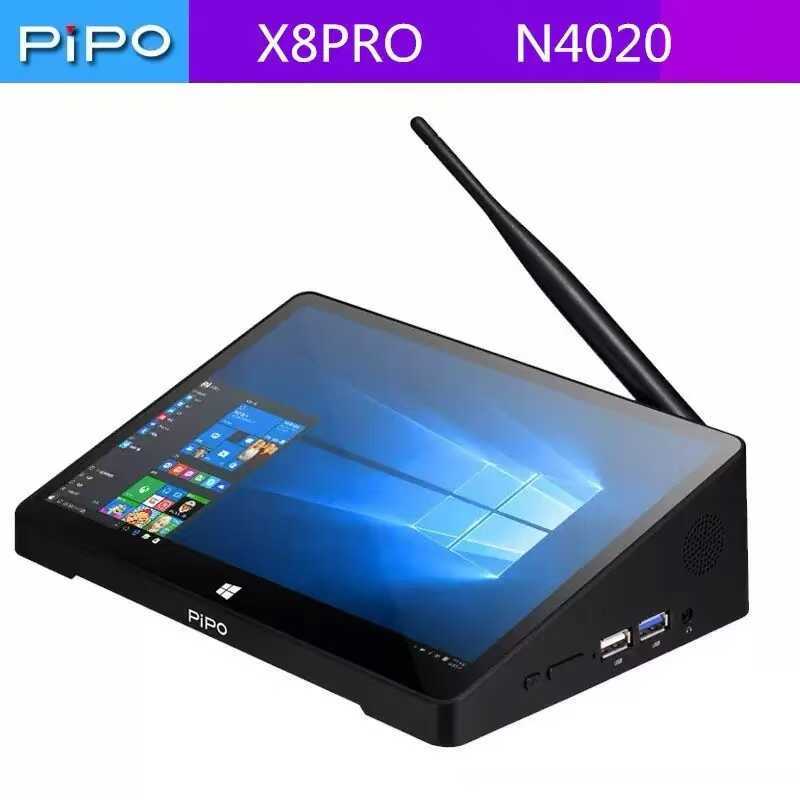 ▥ แท็บเล็ต Pipo X8 Pro ระบบ Windows 10 คอมพิวเตอร์อุตสาหกรรมแบบรวมฟังก์ชันหลายอย่าง จอสัมผัส N4020
