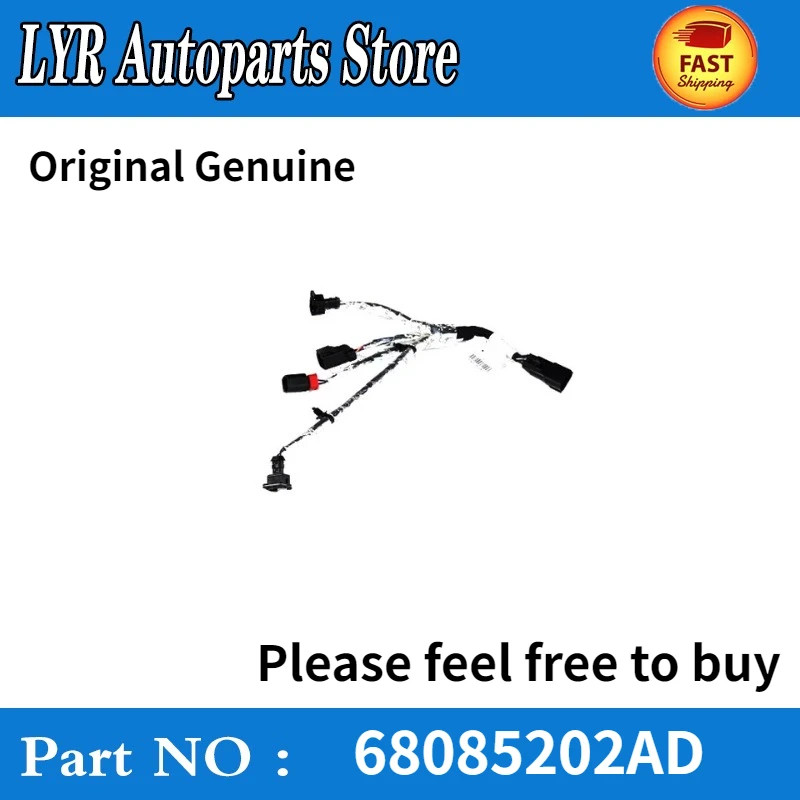 Original Genuine For 2011-2018 Jeep Wrangler JK Ignition Knock vibrate Sensor Harness 68085202AD Ca