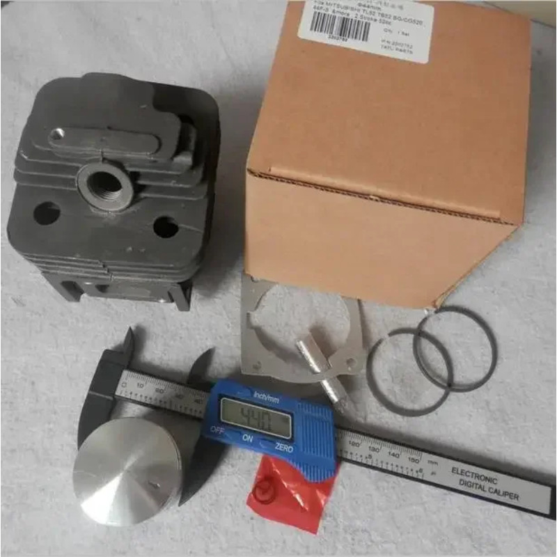 44F-5 CYLINDER PISTON PIN BEARING GASKET KIT 44MM 1E44F-5 CG/BG520 2T 52CC TRIMMER BRUSHCUTTER ZYLI