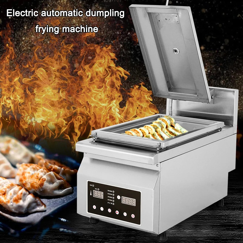 Electric Automatic Fried Dumpling Frying Machine Jiaozi Stainless Durable Making Machine Dumpling S