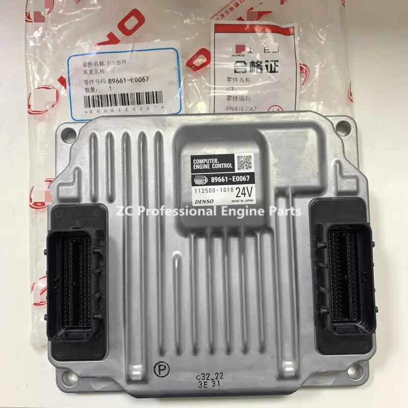 89661-E0067 89663-E3640 112500-1018 genuine engine ECU controller 24V for Hino J05E-UA