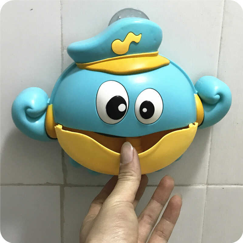 Octopus Bubble Machine Baby Bath Music Soothing Spit Bubble Octopus ของเล่นเด็ก