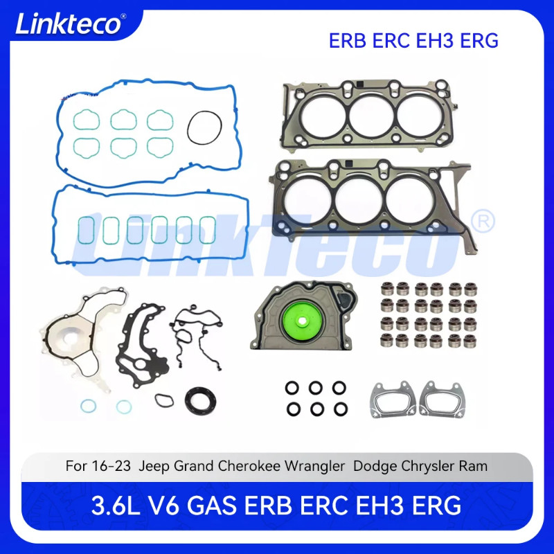 Engine Cylinder Head Full Gasket Set Rear oil seal For 16-23 3.6 T L JEEP Grand Cherokee Wrangler D