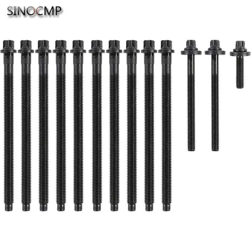 Engine Head Bolts Fits N12 N14 N16 B18 For Mini Cooper Countryman Turbo 07-12 1.6L L4 DOHC Car Repl