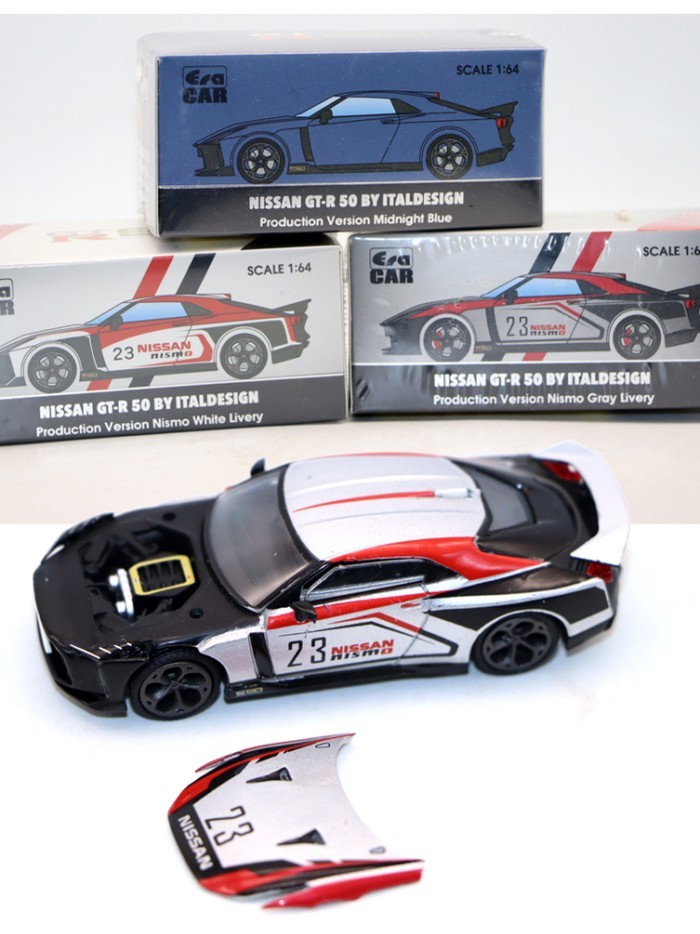 Out of Print Model ERA 1 64 Alloy GT-R 50 Car Racing Sports Car Model Jewelry