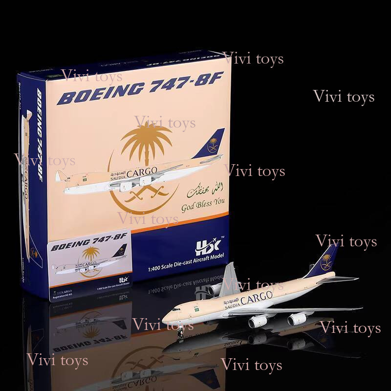 {{ของเล่นด่วน}} HX Models 1/400 Saudi Airlines B747-8F Alloy Cargo Machine รุ่น HZ-AI3/HZ-AI4 251231
