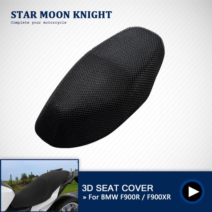 For BMW F900R F900XR Motorcycle Accessories Rear Seat Cowl Cool Cover 3D Mesh Net Waterproof Sunpro