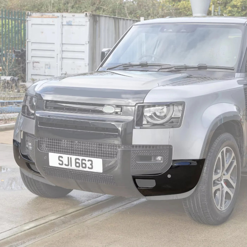 Front/ Rear Bumper Corners for Land Rover Defender 90/110 L663 - Gloss Black