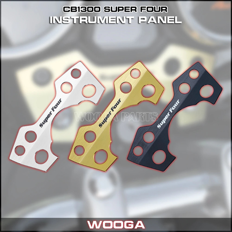 Aluminum Instrument Panel For Honda CB1300 CB400 Super Four SP SF CB1300SF Dash Bezel Stiker Dust M