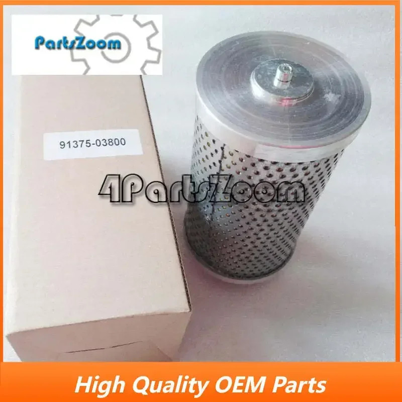 2PCS 91375-03800 for Mitsubishi S4S/3T forklift hydraulic oil filter element