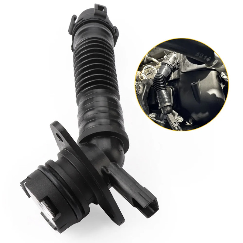 Crankcase Vent Hose From Valve Cover for BMW N55 E82 E88 F10 F12 F13 Replace OEM # 11127584128 ABV0