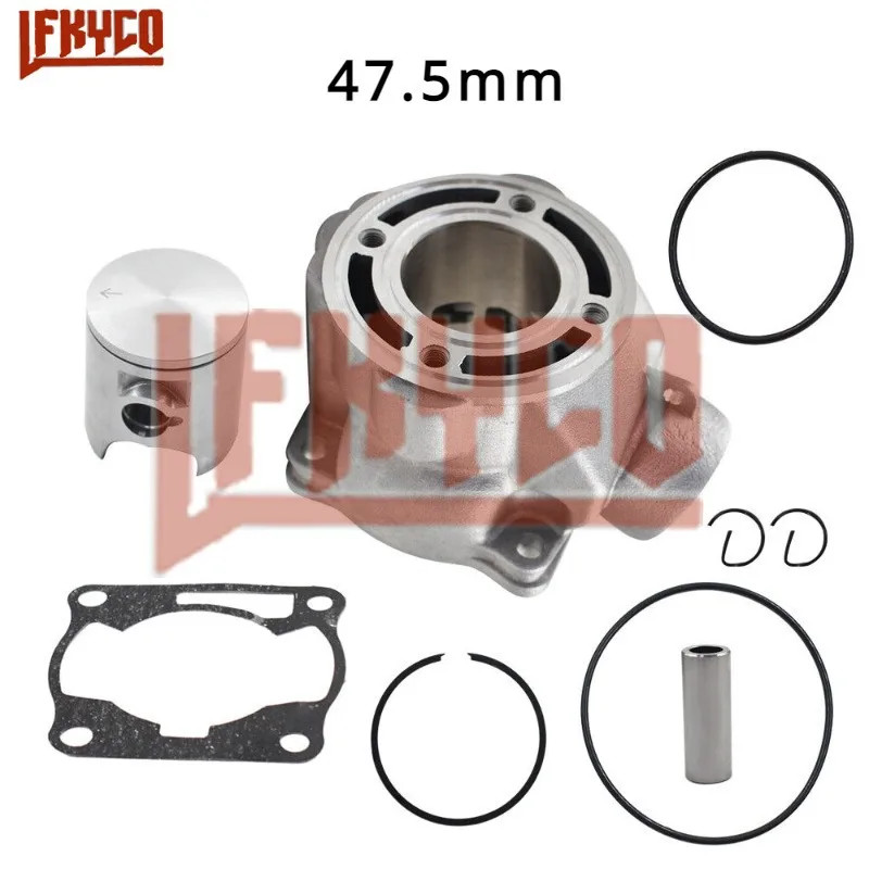 85CC 47.5mm Bore Motorcycle Piston Cylinder Kit for Yamaha YZ 85 YZ85 2002-2020 YZ80 1993-2001 43K-