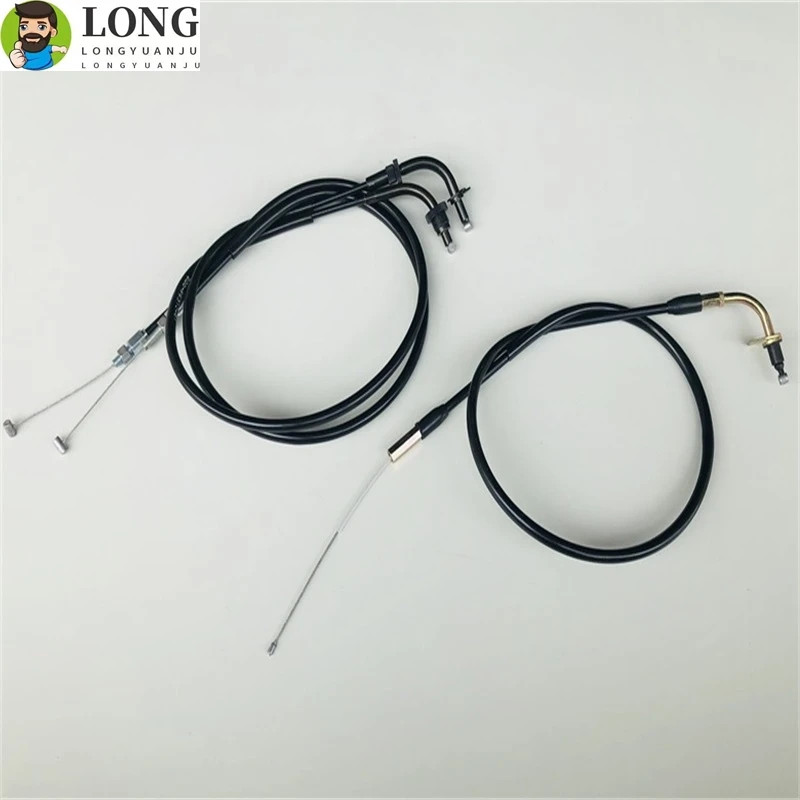 Motorcycle Throttle Cable For YAMAHA YBR125 YB125 YBR YB125Z YB125 Two Throttle Oil Cables Line Sep