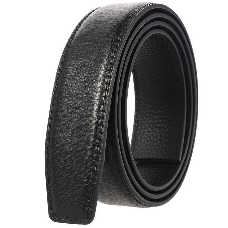 เข็มขัดหนังวัว แบบไร้หัว ดีไซน์เรียบหรู LY35-163