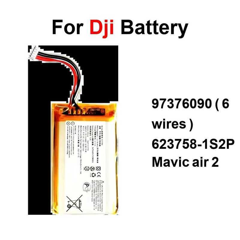 Battery 623758-1S2P 97376090  6 Wires 0-2970Mah Fr Dji Spark Mavic Air Remte Cntrller 2-Wire 6-Wire 