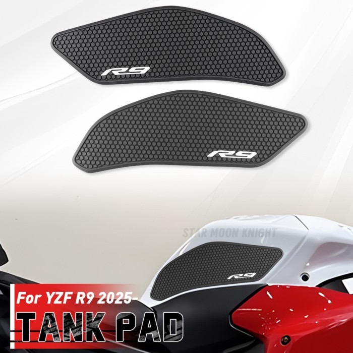For Yamaha YZF-R9 YZFR9 YZF R9 2025- Motorcycle Fuel Tank Pad Rubber Anti-slip Protection Sticker T