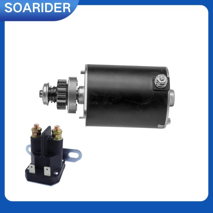 Starter & Relay For John Deere 92H 107H L111 L120 D125 D130 D140 D155 D160 D170 Z235 Z335E Z335M Z3