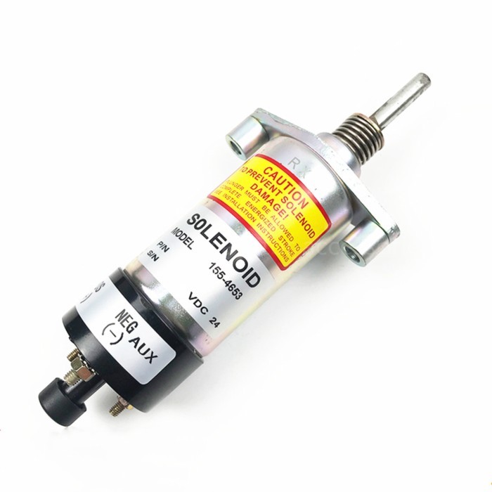 Fuel Shutdown Solenoid 155-4653 1554653 3E-7985 v-1609-2 SA-3499 24V VDC for 325d 329d 330b 330c 33