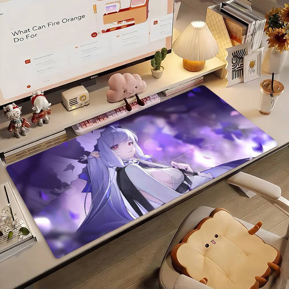 เกม ZZZ Vivian แผ่นรองเมาส์ยางกันลื่น Gamer Balance คอมพิวเตอร์ Decoracion Deskmat แล็ปท็อปสํานักงาน