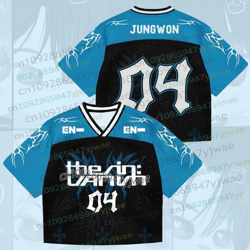 THE SIN: VANISH Enhypen อัลบั้ม Jersey แฟชั่นฤดูร้อน Streetwear เพลง Tees สําหรับพัดลม Harajuku Y2k 