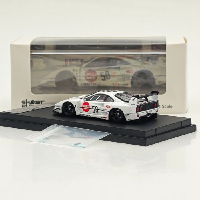 ผู้เล่นผี 1/64 LBWK Ferrari F40 #58赛车仿真合金汽车模型