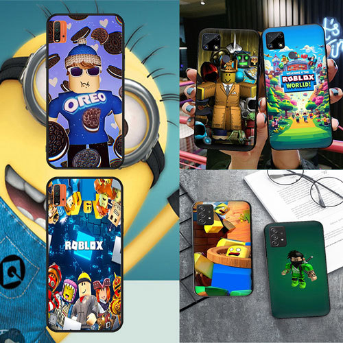นุ่มสีดํา Vivo Y11 Y11S Y20i Y20S Y17 Y12 Y15 U3 Y19 Y20 Y30 Y21 Y33S Y21S roblox22 เคสโทรศัพท์