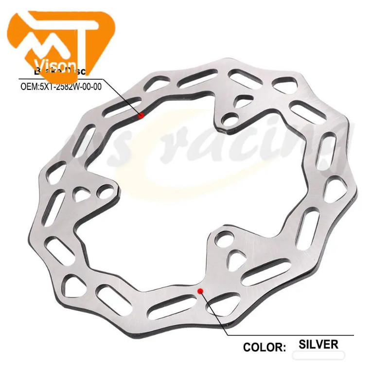 Motorcycles Rear Brake Disc Wavy Rotor For Yamaha XT225 Serrow 97-98 XT250 Tricker 04-06 XT250 X 06