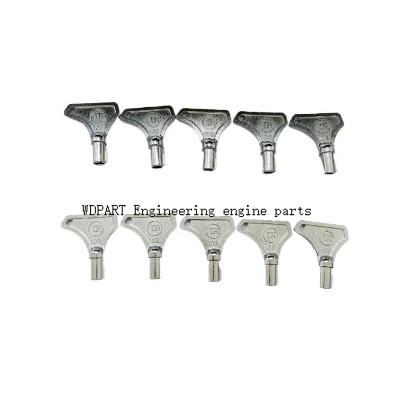 10PCS Ignition Keys 123482-91291 for Yanmar Marine 6LP 4JH 6LY 3JH 3YM 2YM