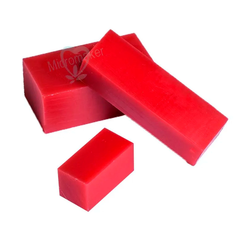 3Pcs 3Sizes Dental Materials Mechanic Student Red Carving Wax Blocks Jewelry Wax Design Wax Model M