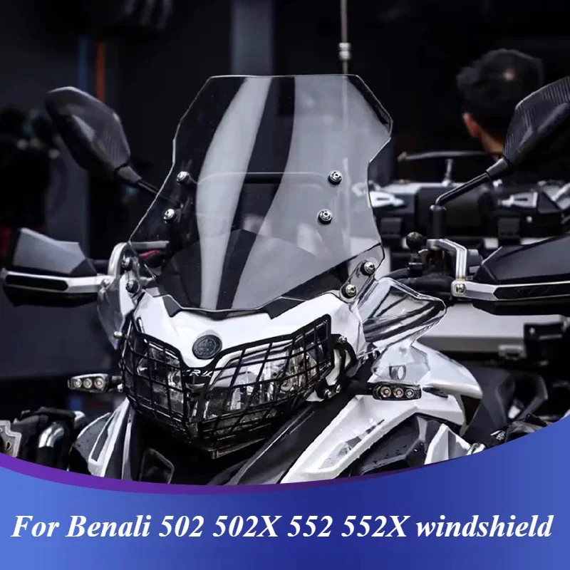 For Benelli TRK502 TRK502X TRK 502 502X 552 552X TRK552X Motorcycle Windscreen Double Bubble Windsh