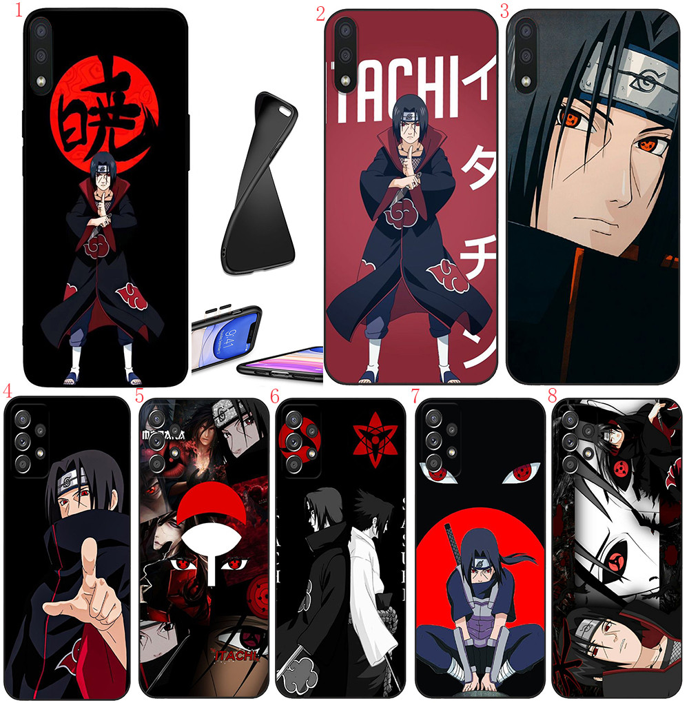 Redmi Note 10S K20 K40 Pro 13R A4 A3 Pro Note 14 Pro Plus R20 Uchiha Itachiเคสโทรศัพท์สีดํานุ่ม