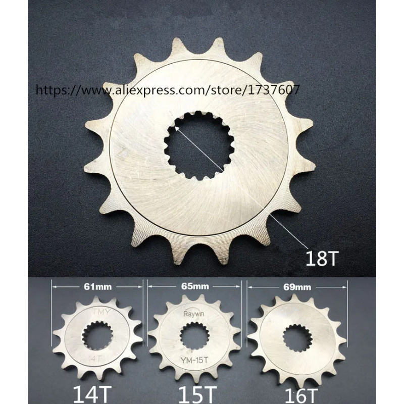1pcs  Motorcycle chain sprocket for GS EN GN125 HJ125K-A motorcycle sprocket/Front Engine Sprocket